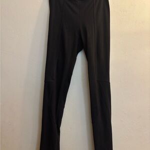 True Religion Black zip back Leggings